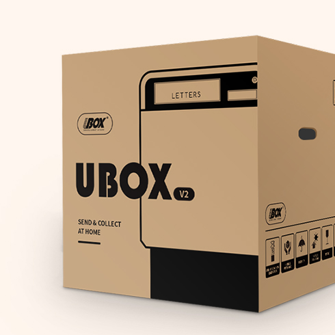 UBOX快递箱包装设计